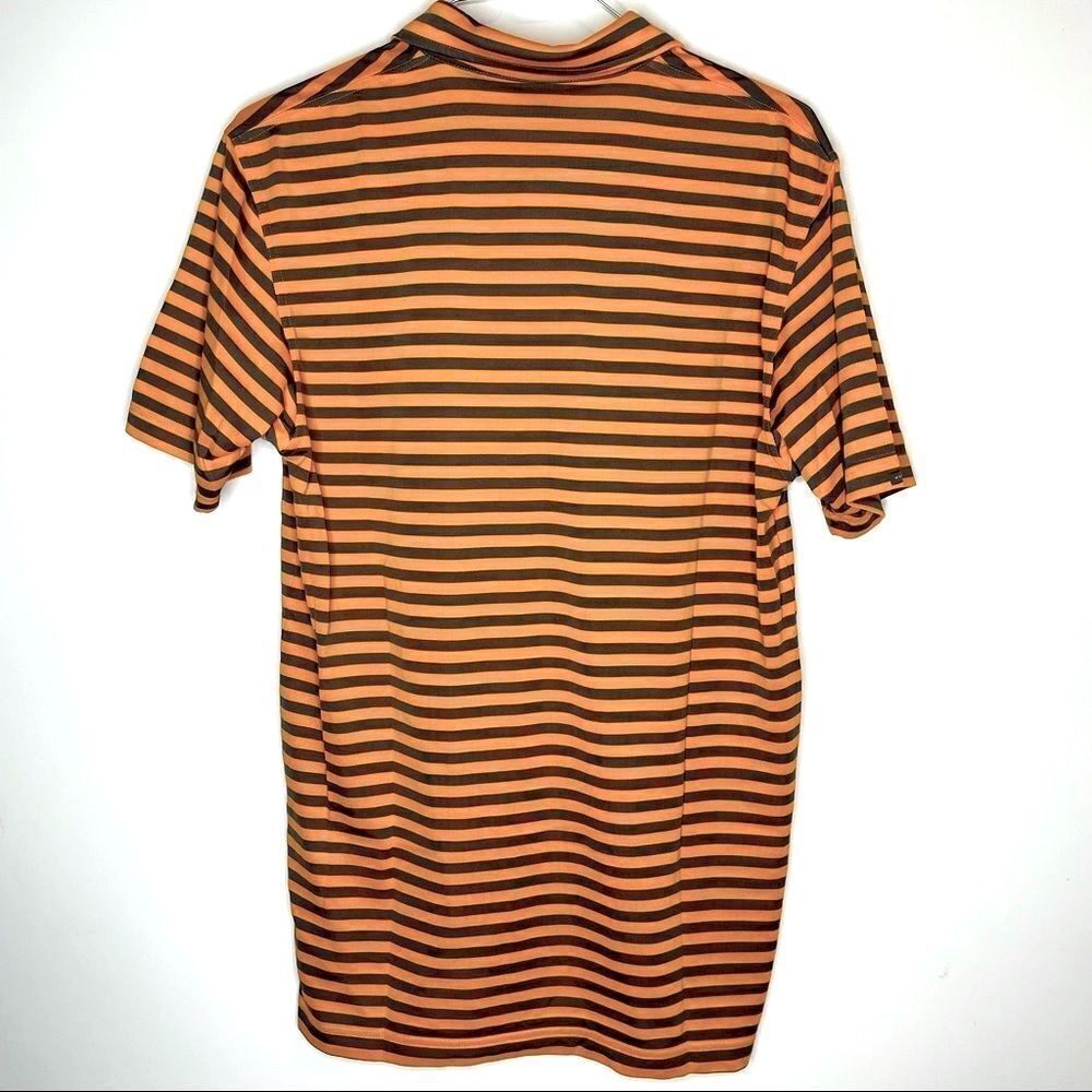 Medium Dunning Golf Orange-Gray SS Polo‎ - Picture 3 of 4